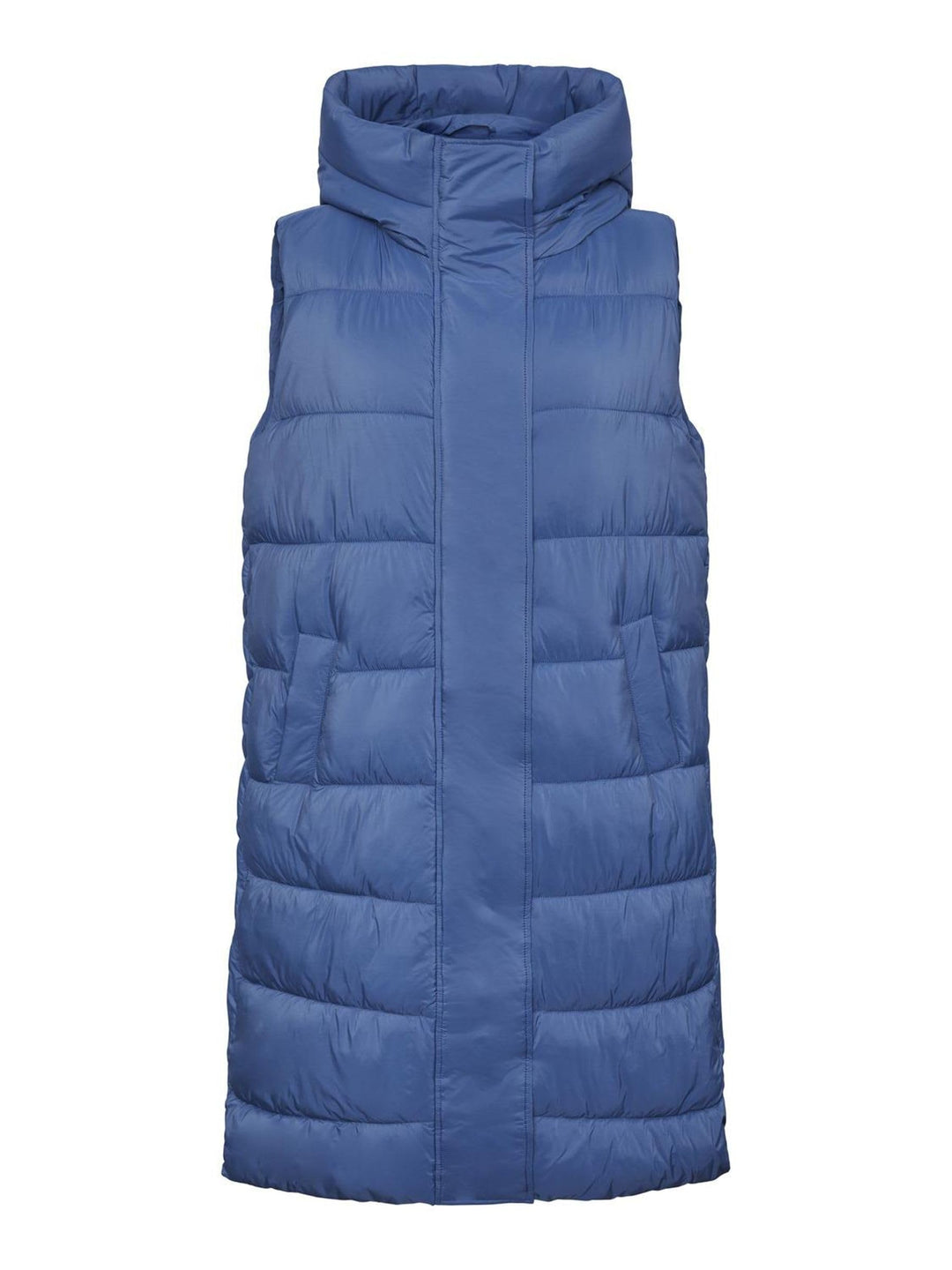 YAS Damen Yasliro Padded Vest S. Noos Weste, Federal Blue