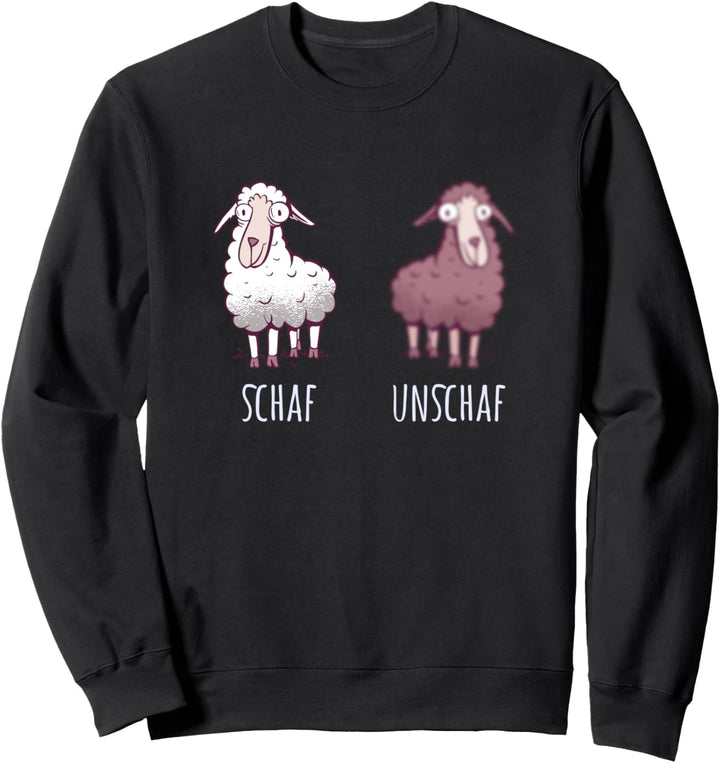 Lustiges Oberteil für Fotografen, Bauer lustig Schaf unschaf Sweatshirt