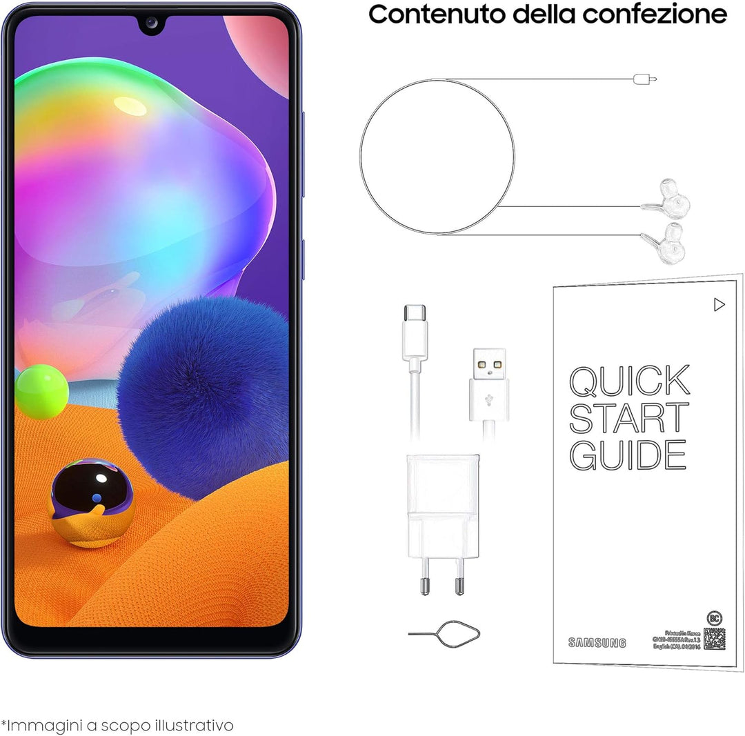Samsung Galaxy A31 4GB/64GB Azul Dual SIM A315, Blau
