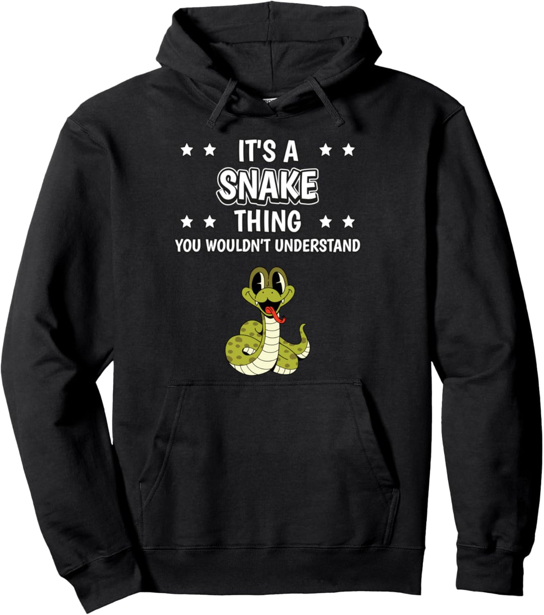 Ist so ein Schlange Ding Lustiger Spruch Schlangen Pullover Hoodie