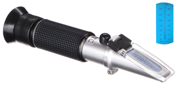 Brix Refraktometer für Fruchtkonzentrate AT 32 | 0-32% Brix | Handrefraktometer für Zuckersirup, Fru