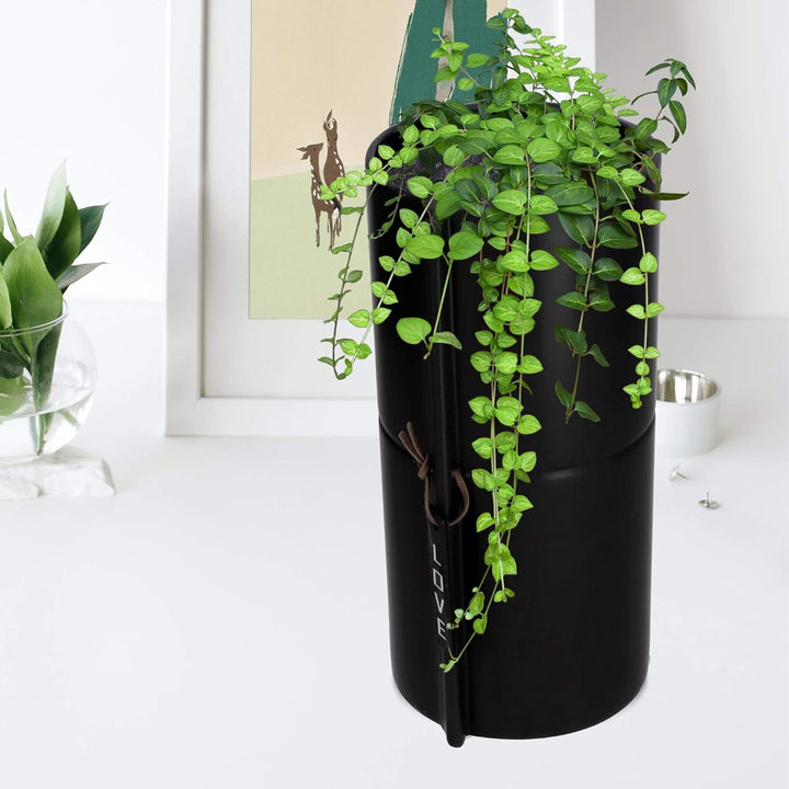 KADAX Übertopf aus Keramik, 2 Farben, Blumenübertopf, Keramikübertopf, Blumentopf, Blumenkübel, Pfla