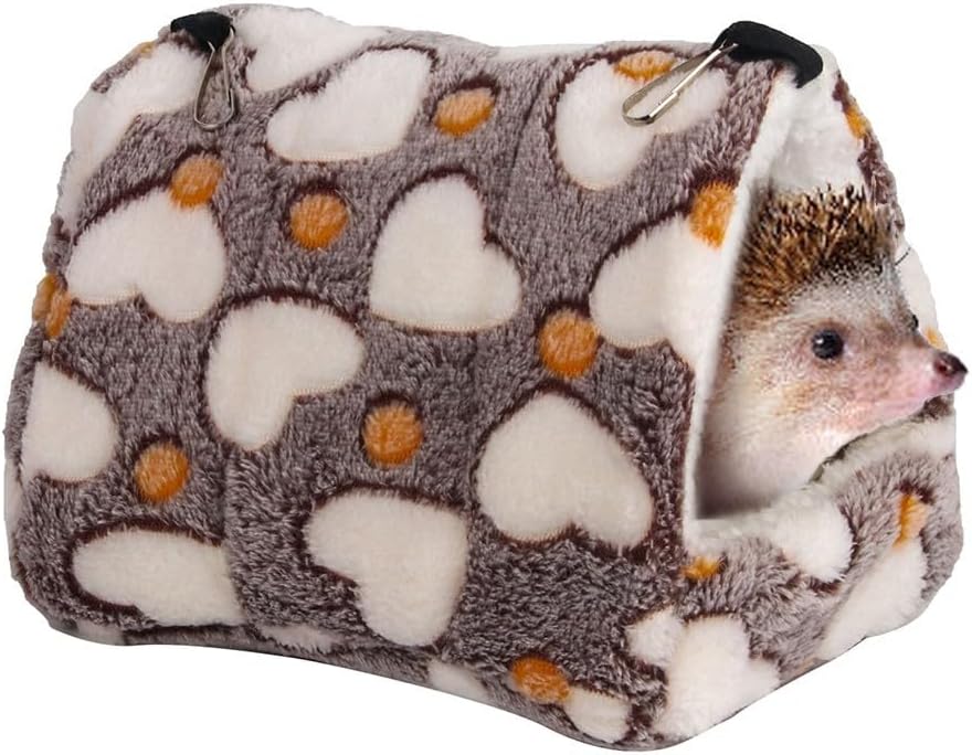 MiOYOOW Meerschweinchen Bett, Hamsterhaus Haustier Schlafsack Höhle Nest Kissen Weiche Warme Haustie