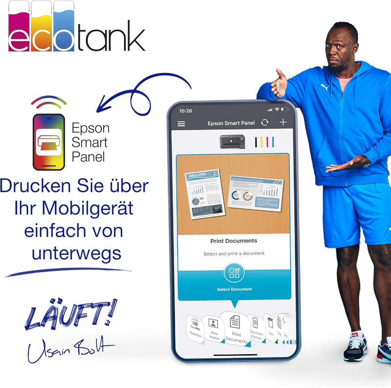 EcoTank ET-5800 DIN-A4-Multifunktions-WLAN-Tintentankdrucker mit Fax, ET-5800