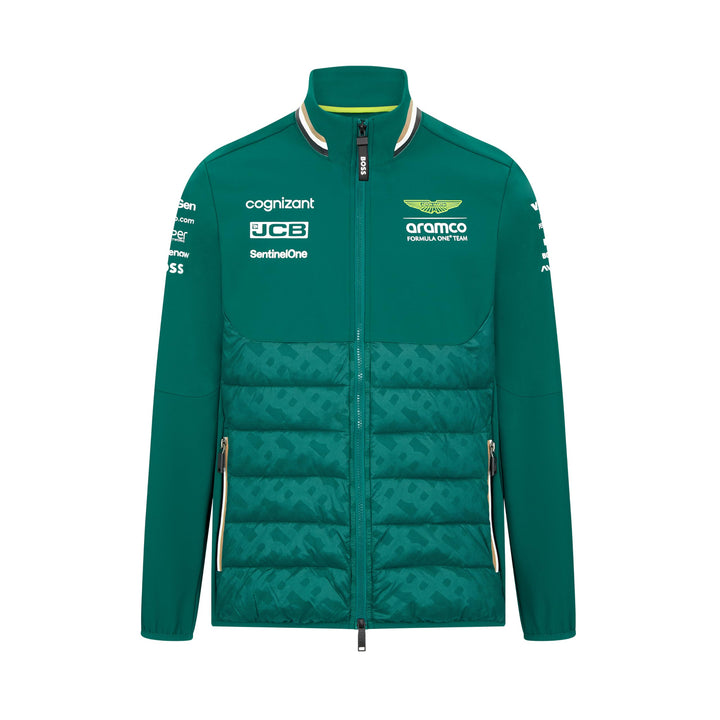 Herren 2024 Hybrid Team Jacke mit Thermore Polsterung - Grün, S