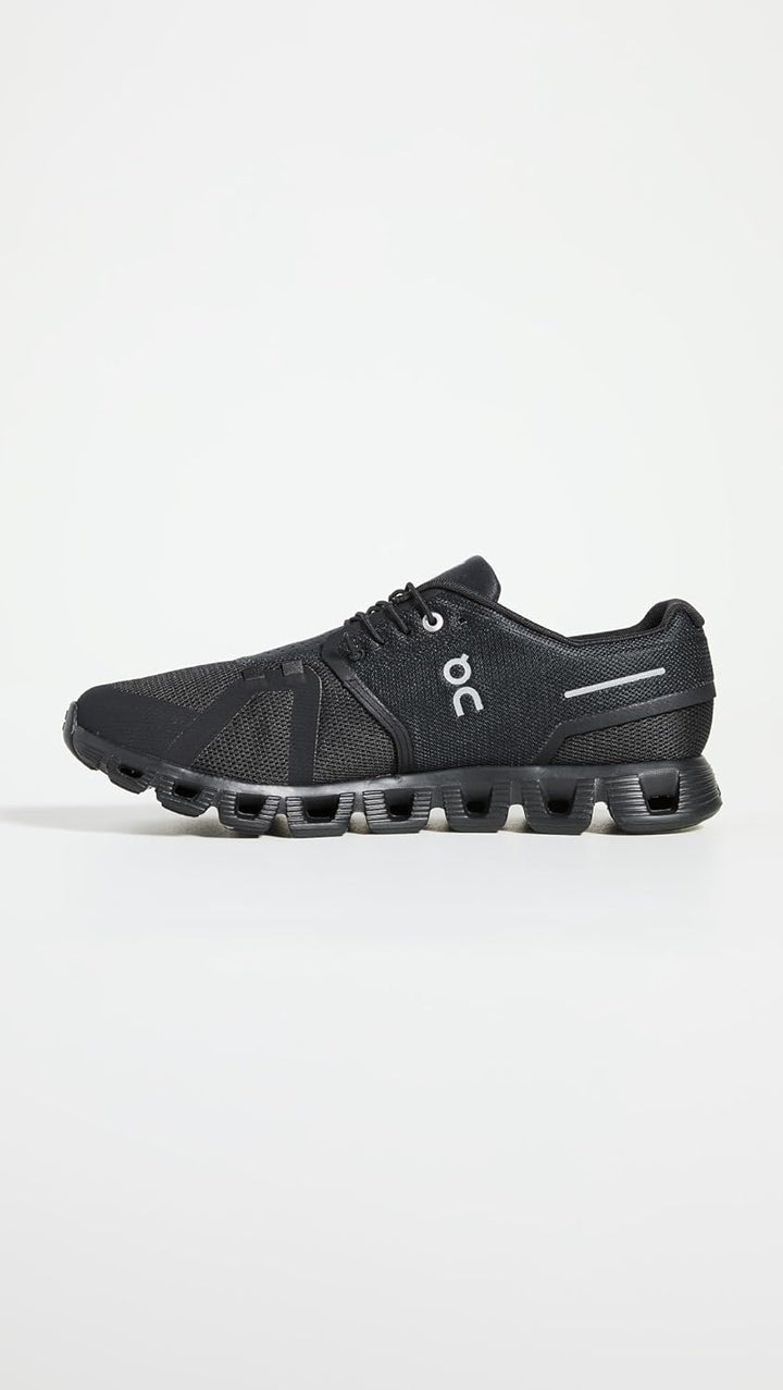 On Cloud 5 Herren-Sneaker, Ruby Rust, Midnight | Navy, 44.5 EU All Black