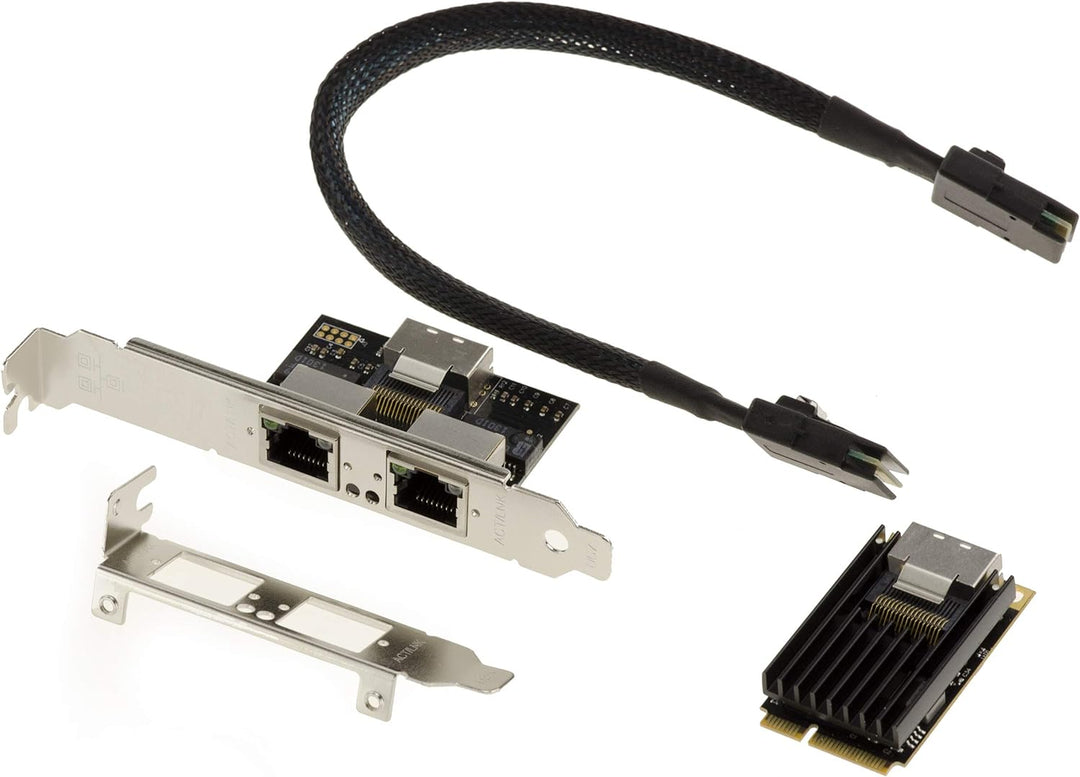KALEA-INFORMATIQUE Mini PCI EXPRESS (MiniPCIE) Karte - 2 PORTE RJ45 LAN GIGABIT ethernet mit Intel I