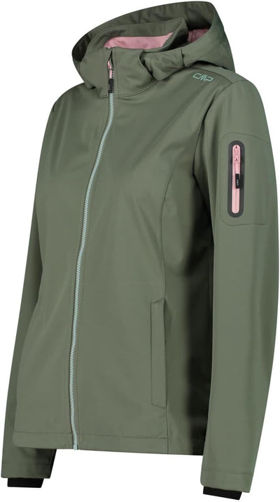 CMP Damen Softshelljacke 36 SALVIA, 36 SALVIA