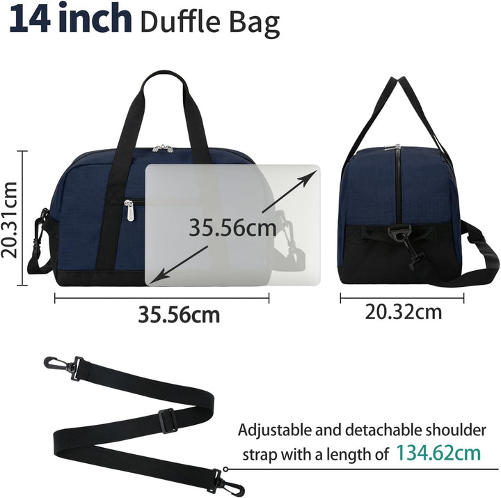 Mini Reisetasche, Sporttasche 18L Small Duffel Bag XS, Schulsporttasche, Weekender, Fitnesstasche 35