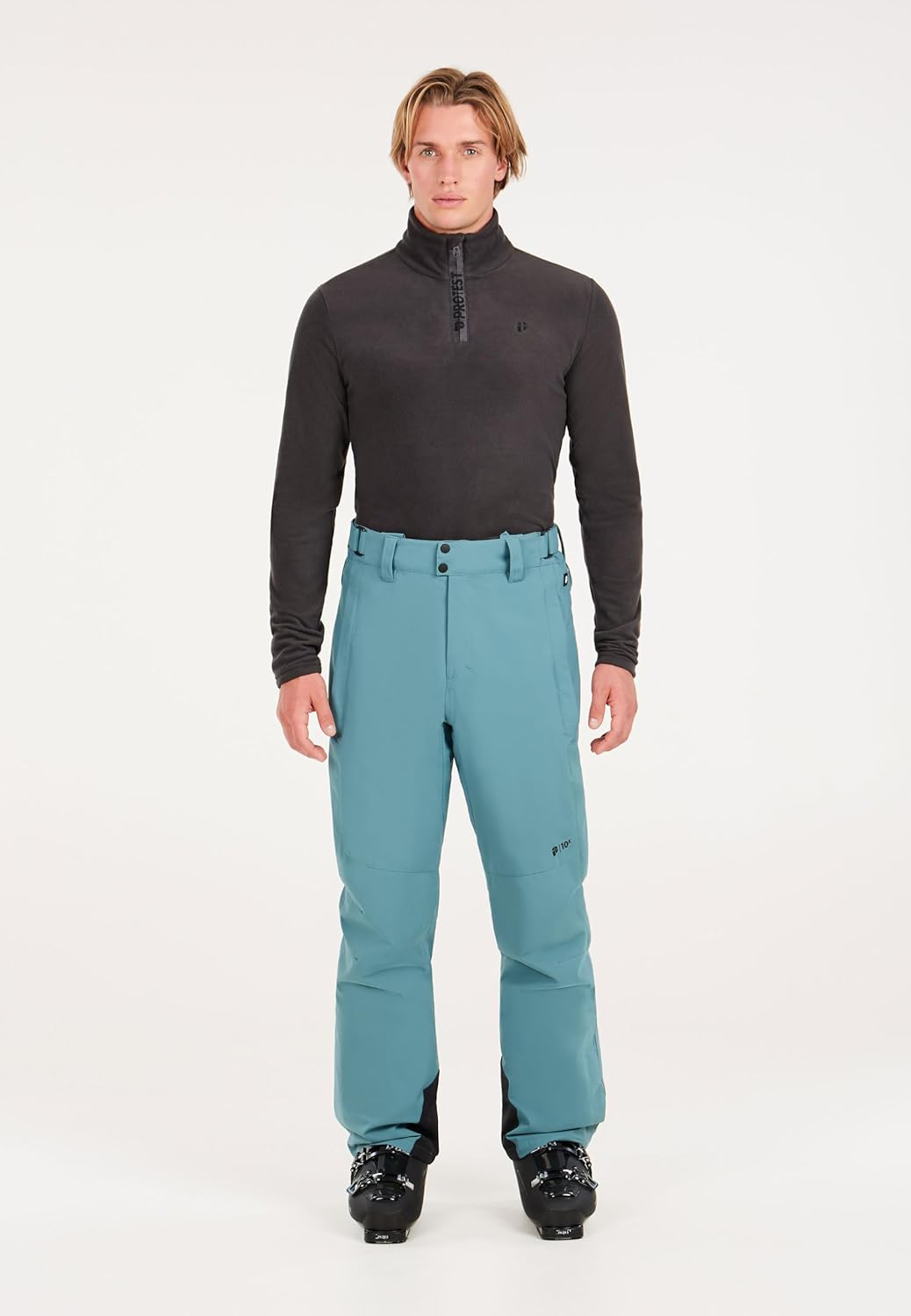 Protest Herren 1/4-reissverschluss PERFECTO S Deep Grey, S Deep Grey