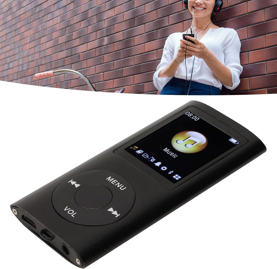 Digitaler, Kompakter und Tragbarer MP3-Player, Unterstützt 64 GB Speicher, 8 Stunden Langes Standby,