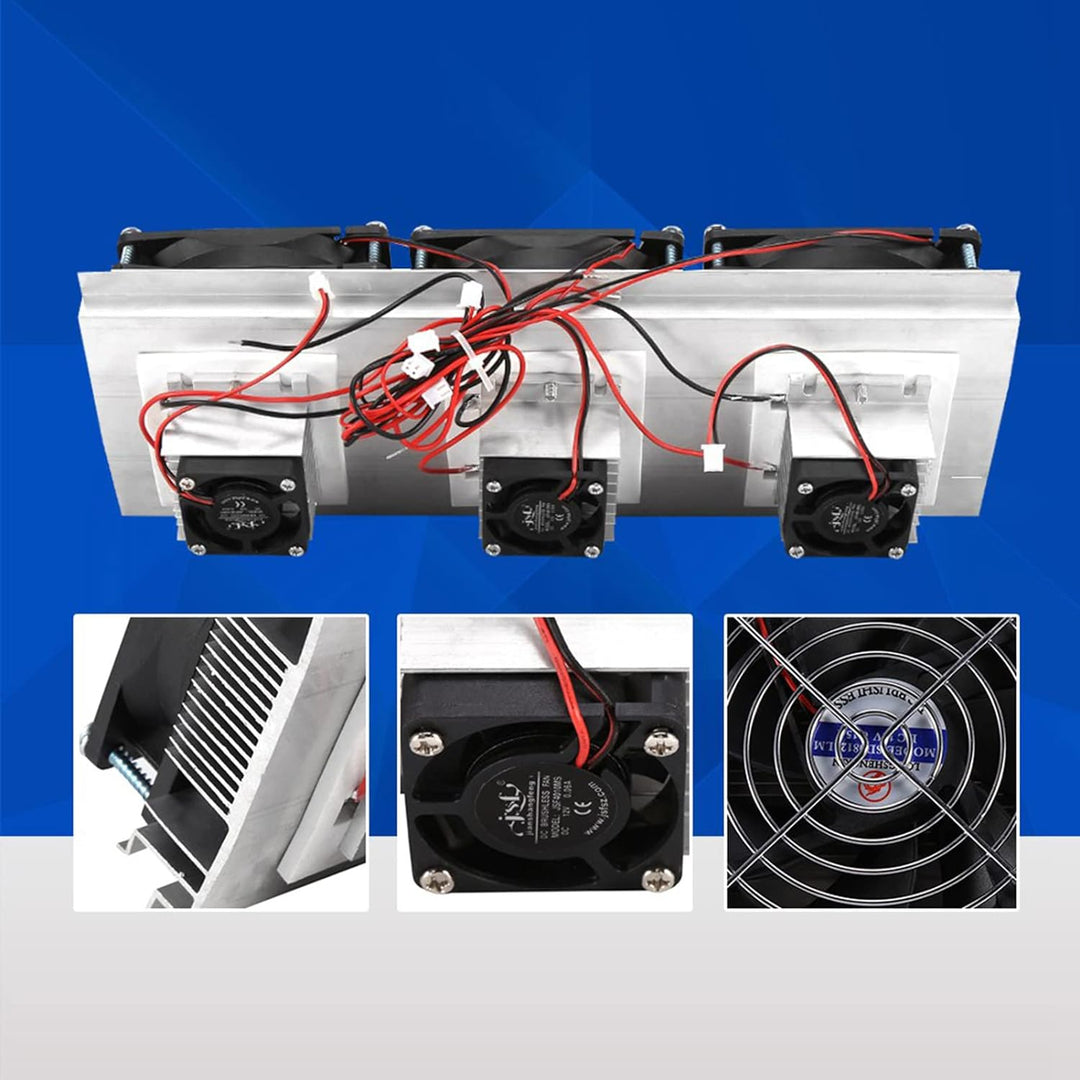 Drei-Kern 15A Keine Vibration Luftkühlung Gerät Kühlung 180W thermoelektrisches Kühlsystem für klein