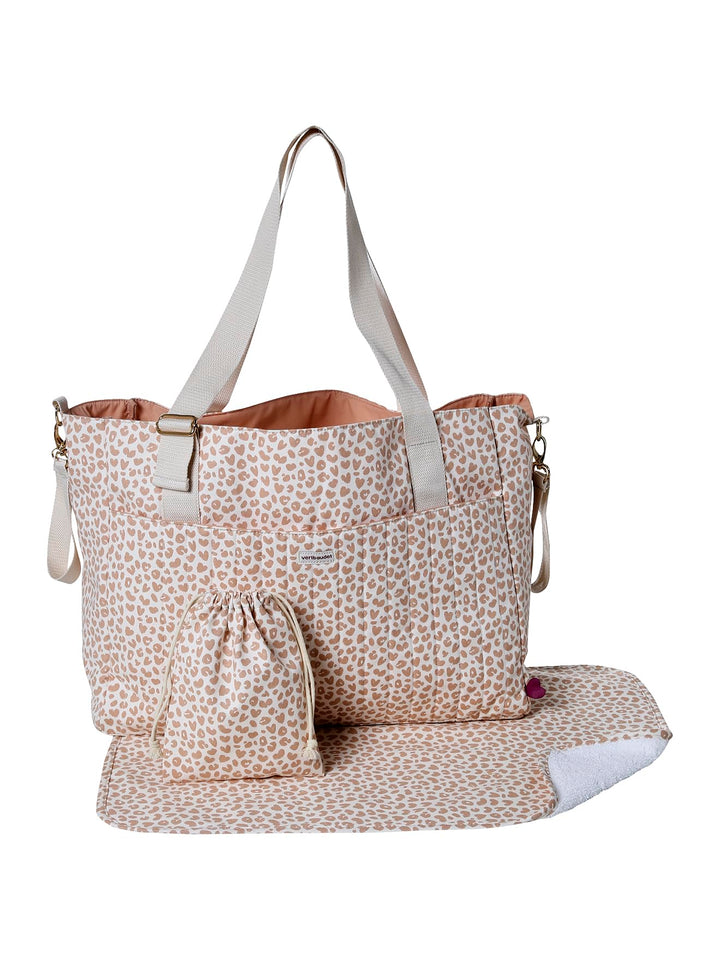 VERTBAUDET Lovely Leo Maxi Wickeltasche Rosa, Rosa