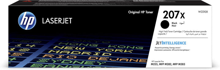 HP 207X W2210X Original Toner mit hoher Kapazität, Schwarz HP Farbe LaserJet Pro M255/M282/M283 Schw