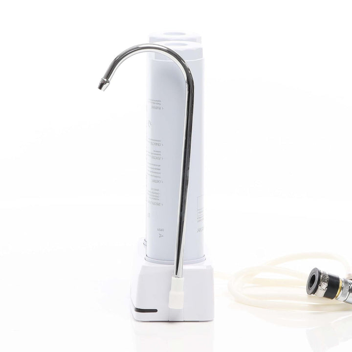 Naturewater NW-2-CTOUF 2 Stufen Counter Top Wasserfilter, 5 µ, Aktivkohle Block Filtereinsatz und Ul