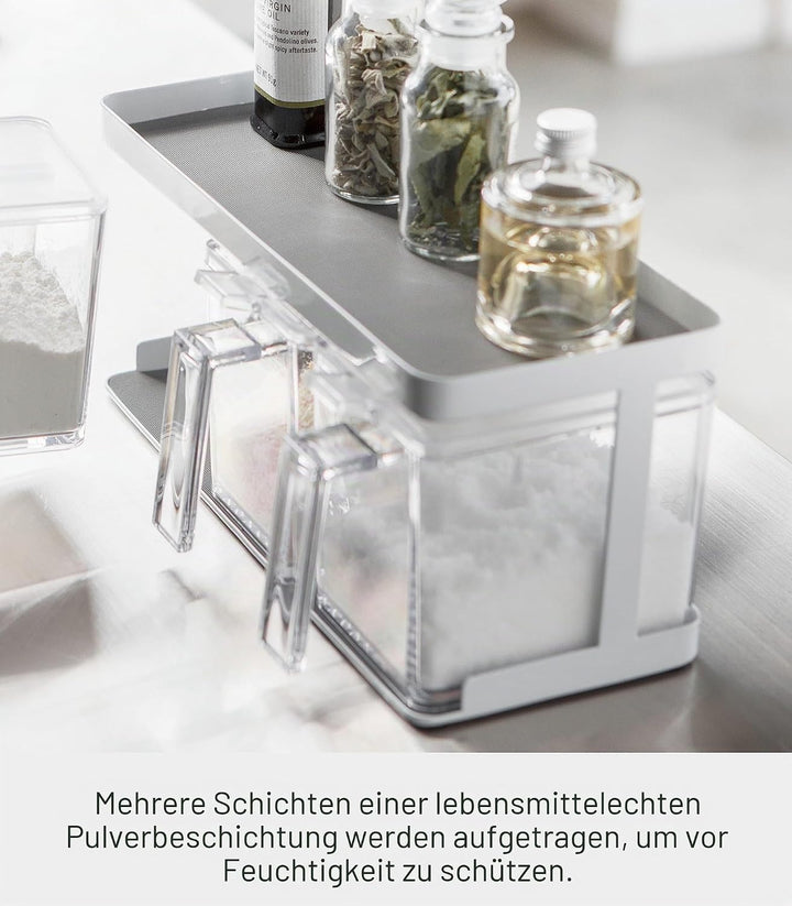Seasoning box X3 & Rack - Tower - white