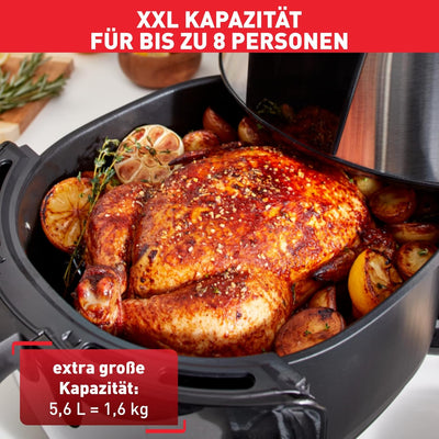 Tefal EY701D Easy Fry XXL Heissluftfritteuse | 1850 Watt | Fassungsvermögen: 1,6 kg | Timer | 8 auto