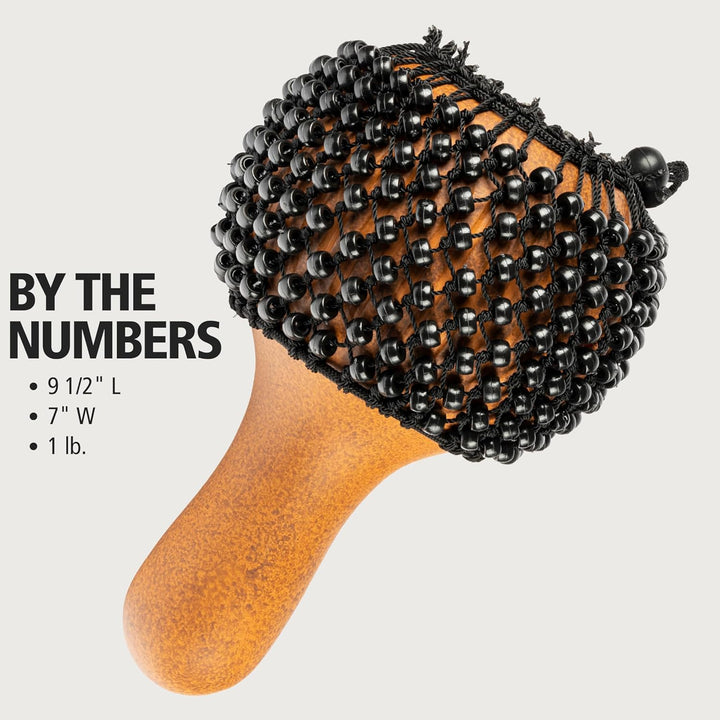 Meinl Percussion Fiberglas Cabasa Instrument - Schüttelinstrument mit Perlenkette - Einstellbares Ne