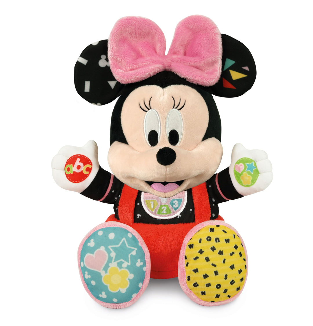 Clementoni Disney Baby Minnie Spiele und Lernen Plüsch, Mehrfarbig, Standard, 17304 Baby Minnie Mous
