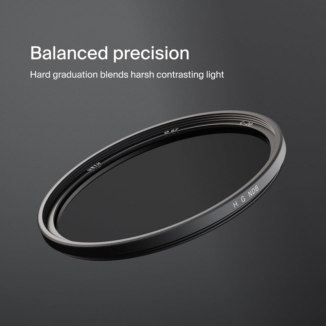 Urth 72 mm Grauverlaufsfilter Hard ND8 GND Filter (Plus+) 72mm, 72mm