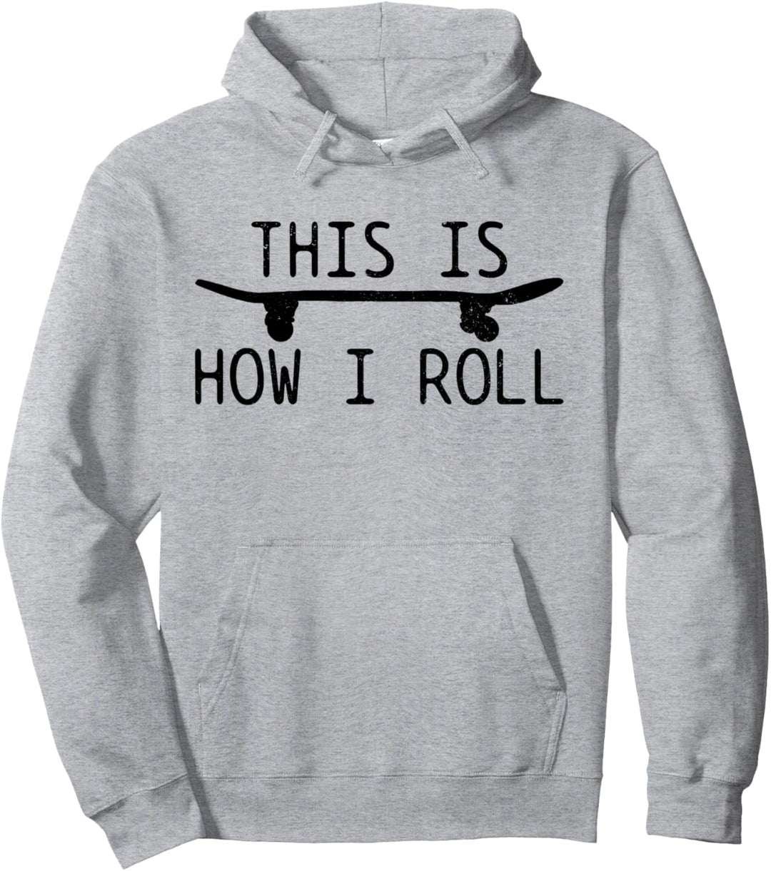 Skateboard Skating Skater Lustig Geschenk Pullover Hoodie