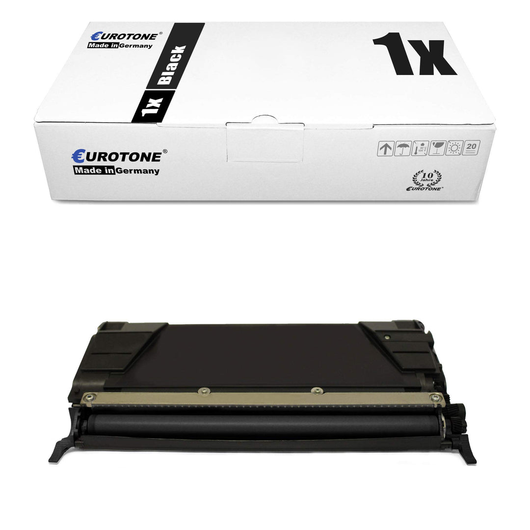 Eurotone Toner SCHWARZ ersetzt C746H1KG XXL für Lexmark C746 C748 DN DTN N DE DTE E