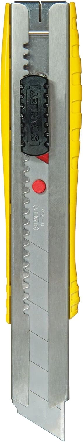 Stanley FatMax Cuttermesser 0-10-431 (25 mm Klingenbreite, 195 mm Länge, schmales Messer mit Abbrech