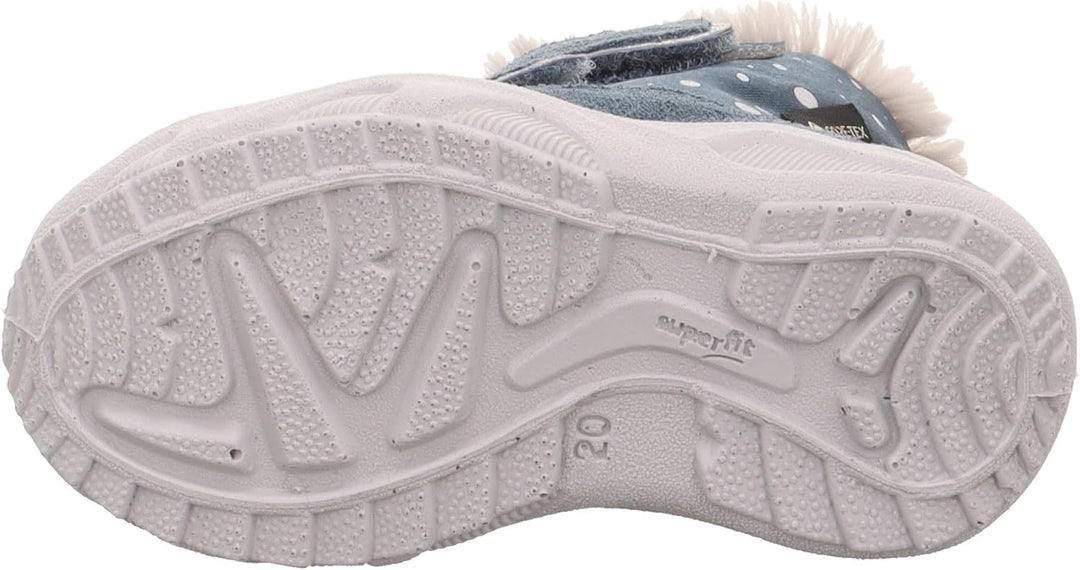 Superfit Mädchen Glacier Warm Gefütterte Gore-tex Schneestiefel 20 EU Weit Blau Hellgrau 8030, 20 EU