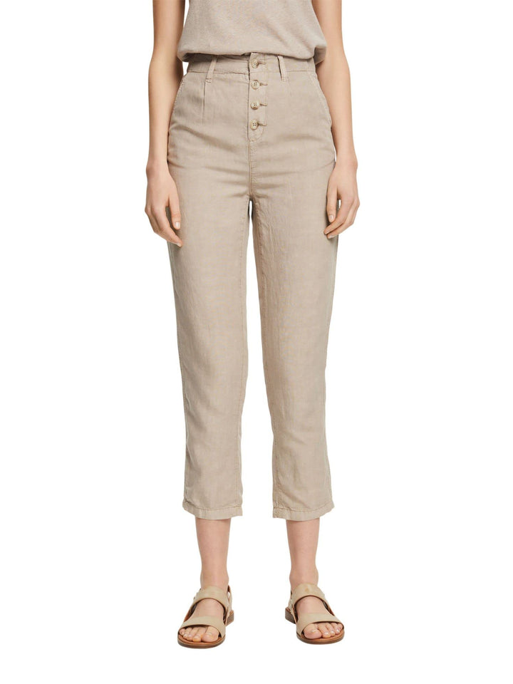 Esprit Damen Hose 042ee1b310 38 260/Light Taupe, 38 260/Light Taupe