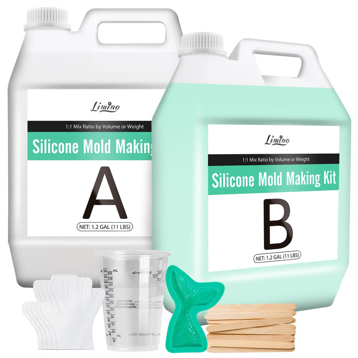 Flüssiges Silikon Kautschuk - 9L/10kg 15A Silikon Formen Herstellen Kit für Silikonformen Herstellun