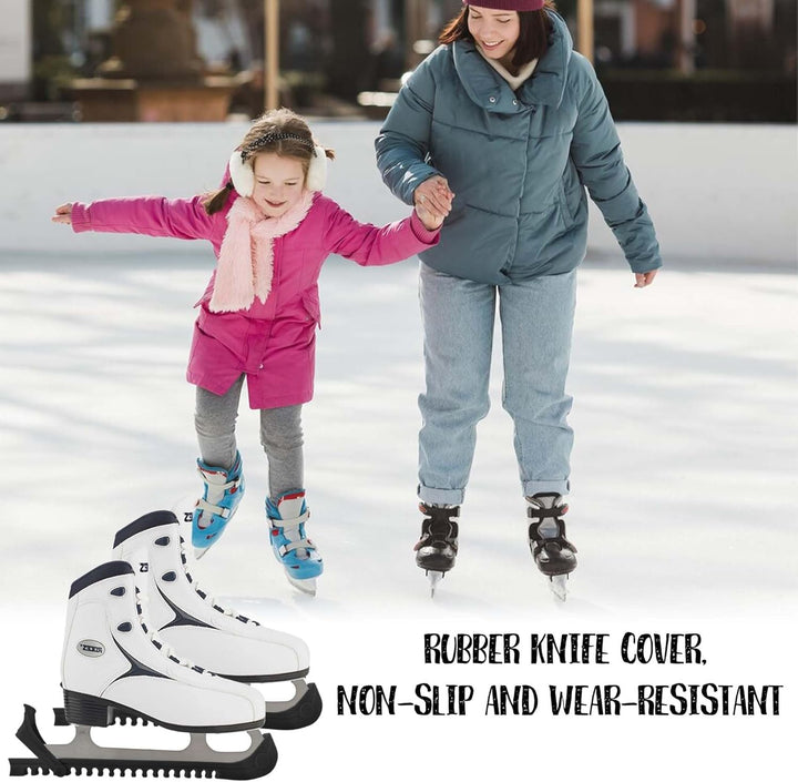 Schlittschuhschützer, Hockeyschuhe Schlittschuhkufenabdeckungen, verstellbare Schnallen Schlittschuh