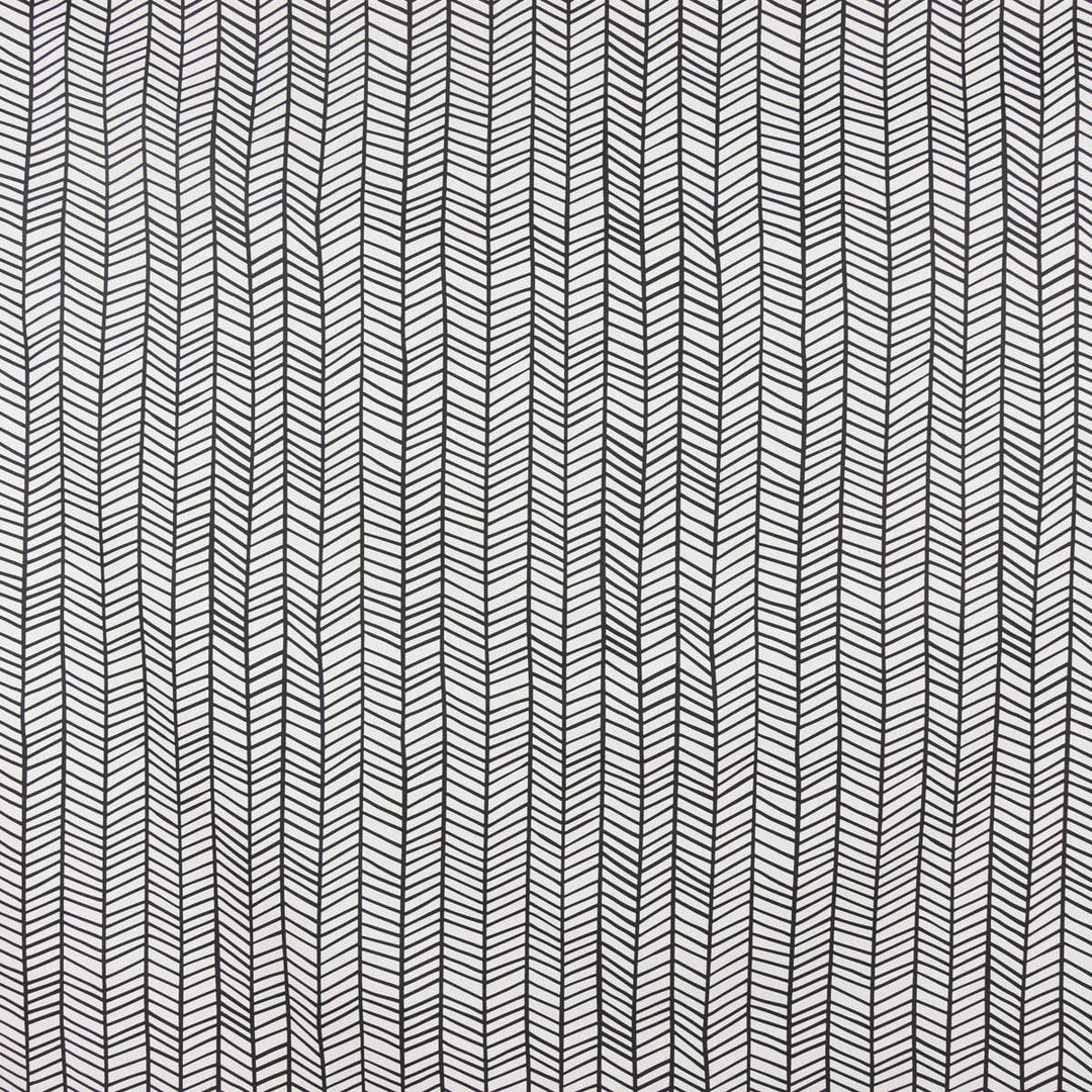SCHÖNER LEBEN. Zugluftstopper Fischgrätmuster abstrakt weiss schwarz, Auswahl:80cm Länge ca. 80x15x1