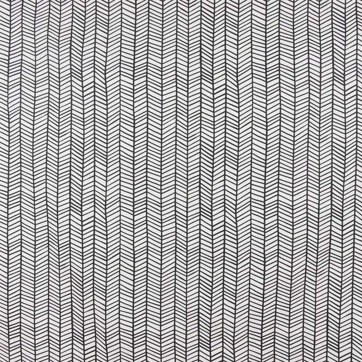 SCHÖNER LEBEN. Zugluftstopper Fischgrätmuster abstrakt weiss schwarz, Auswahl:80cm Länge ca. 80x15x1