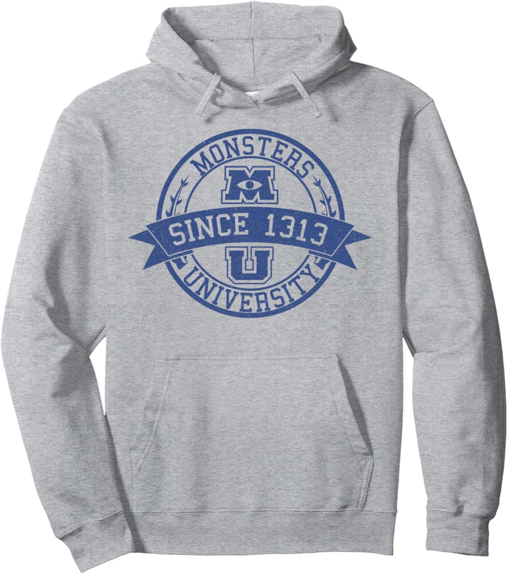 Disney Pixar Monsters University School Crest Movie Logo Pullover Hoodie