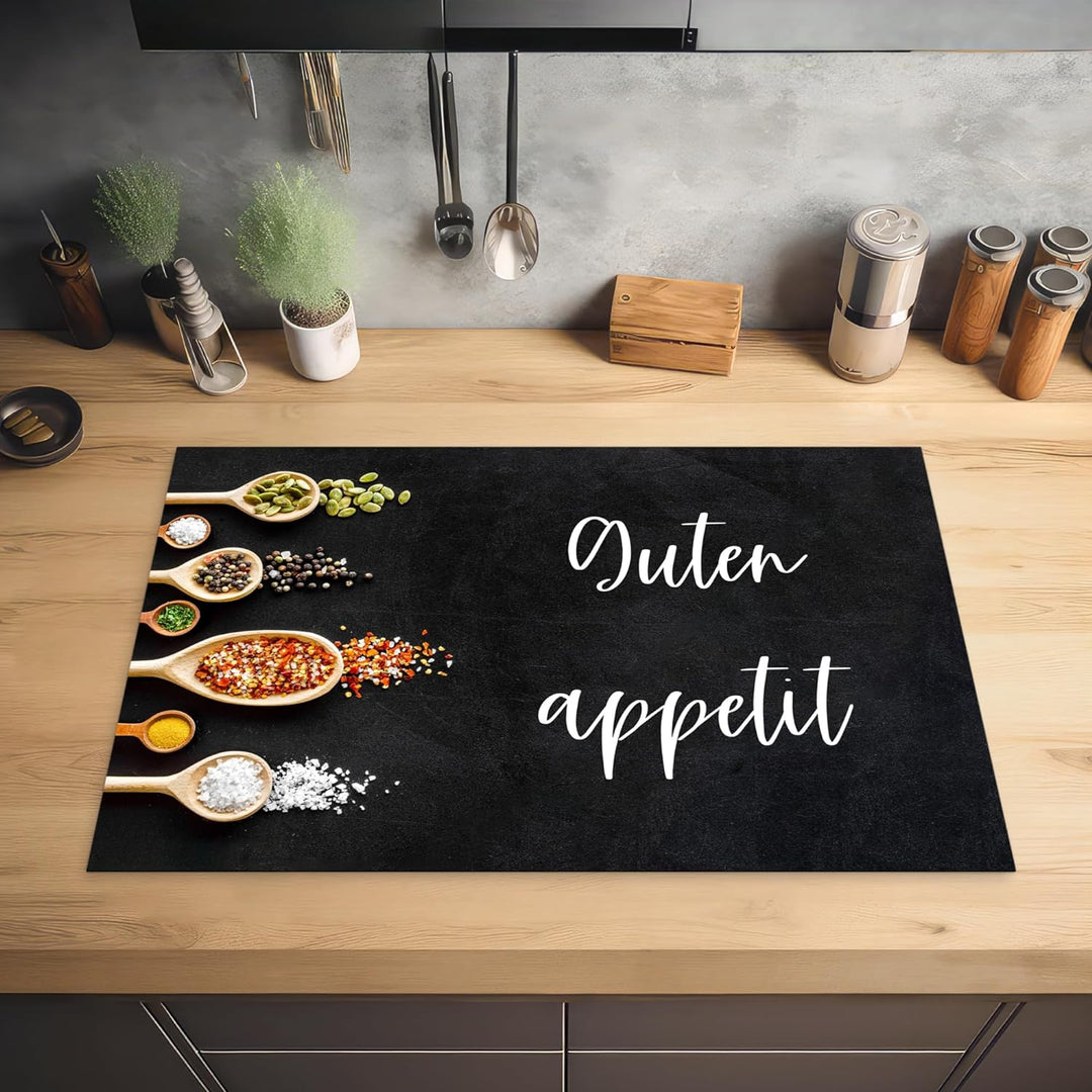 KitchenYeah© Herdabdeckplatte Einteilig Ceranfeld Abdeckplatte Küche Ceranfeldabdeckung Anti Rutsch