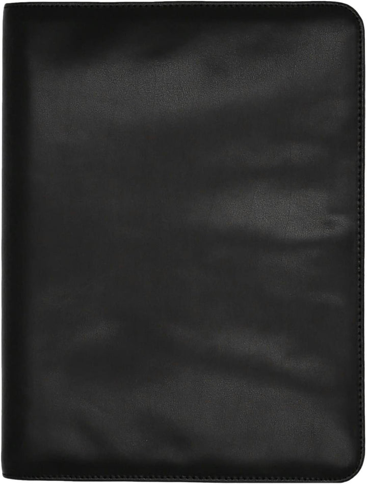 Dermata Schreibmappe A4 aus Rindleder 36,5 cm schwarz
