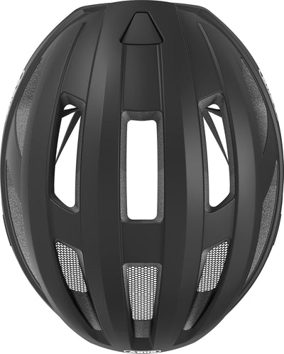 ABUS Rennradhelm Macator - sportiver Fahrradhelm für Einsteiger - auch für Zopfträger/-innen - für D