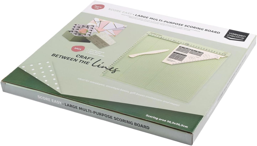 Vaessen Creative Score Easy Grosses Mehrzweck Falzbrett Cm Minze, Mintgrün, 30,5 x 30,5 cm Mintgrün