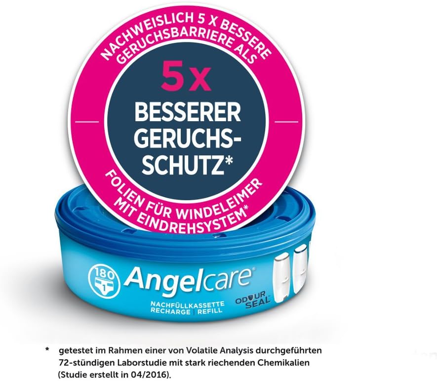 Angelcare Windeleimer Nachfüllpack Plus 15er Pack 15 Stück (1er Pack), 15 Stück (1er Pack)