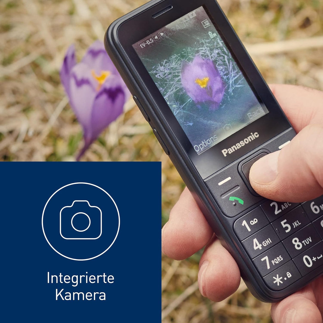 Panasonic KX-TF200 Mobiltelefon, Dualband-GSM 900/1800 MHz, 2,4" TFT-Farb-LCD, 0,3 Megapixel, Blueto