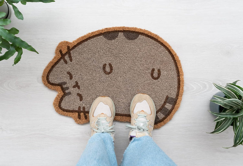 Grupo Erik Kokosmatte Fussmatte Pusheen Cat - Schmutzfangmatte 40x60 cm - Fussmatte Lustig - Türmatt