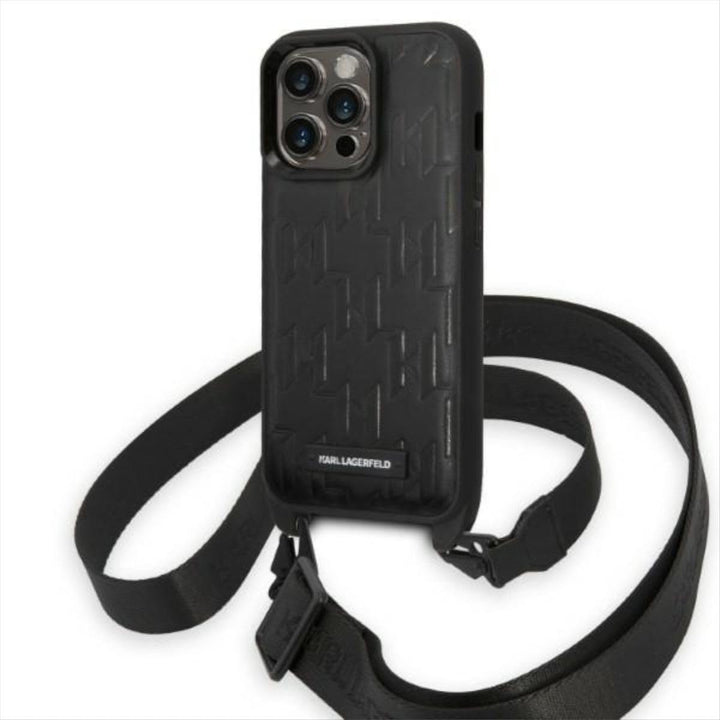 KARL LAGERFELD KLHCP14XSTMMK Hülle für iPhone 14 Pro Max 6,7" hardcase Schwarz M