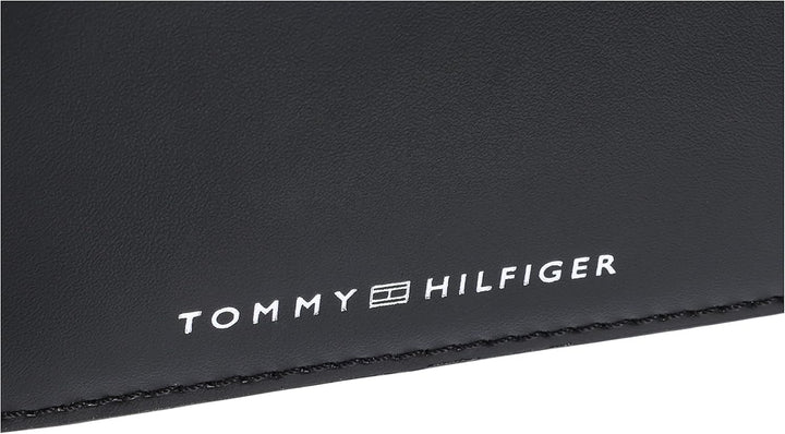 Tommy Hilfiger Herren Portemonnaie TH Modern Leather CC Flap & Coin Klein , Schwarz (Black), Einheit