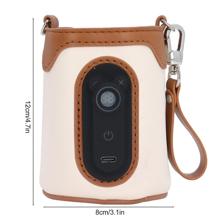 Flaschenwärmer Hülle, Babyflaschenwärmer Tasche, USB Betrieben 26 Gänge Temperatureinstellbarer Trag