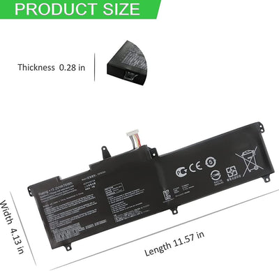 XITAIAN 15.2V 76Wh 4840mAh C41N1541 Ersatz Laptop Akku für Asus ROG Strix GL702V GL702VT GL702VM1A G