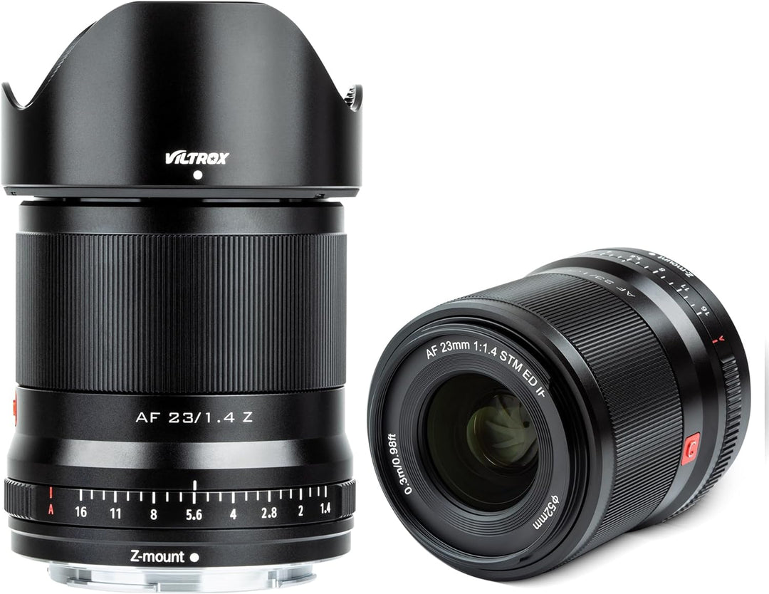 VILTROX 23mm F1.4 Z-Mount Prime Objektiv für Nikon Z fc Z7 II Z6 II Z5 Z6 Z7 Z50 (Festbrennweite, ST