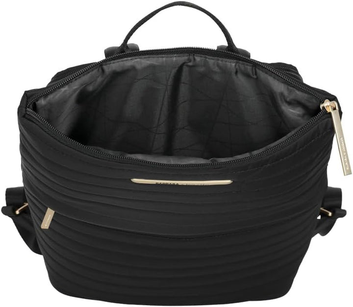 Travelite Rucksack BARBARA STEPP, leichter City Rucksack aus Nylon mit Trolley-Aufsteckfunktion, 8 L