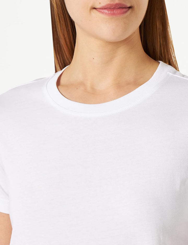 Champion Damen Legacy Color Ground Croptop S/S T-Shirt M Weiss, M Weiss