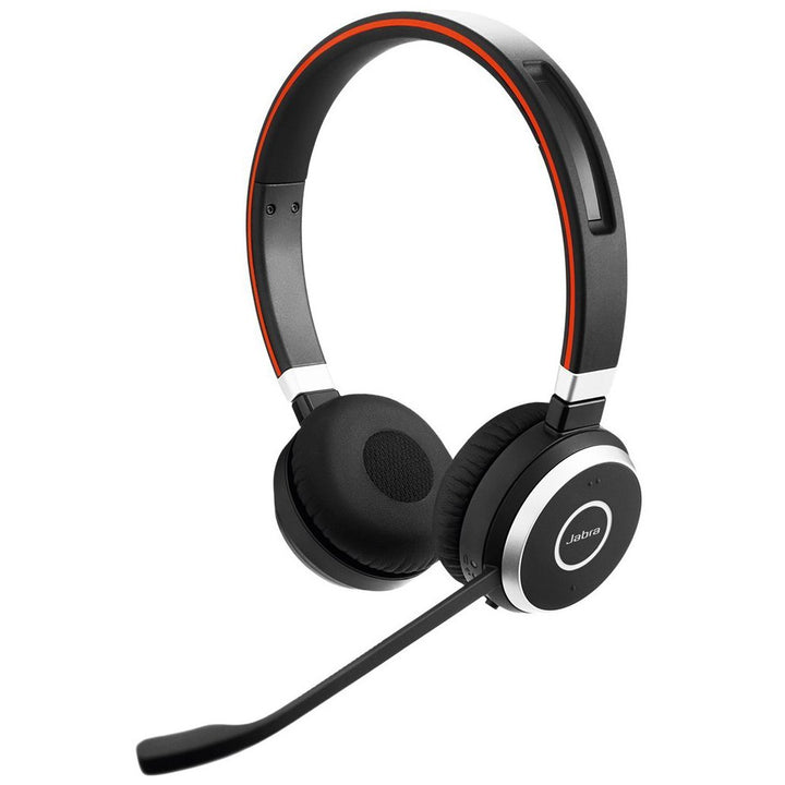 Jabra Evolve 65 Wireless Stereo On-Ear Headset – Microsoft zertifizierte Kopfhörer mit langer Akkula
