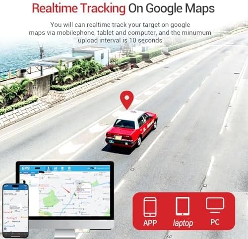 Winnes 4G TK905 Magnetischer GPS-Tracker für Auto, Wohnmobil und KFZ,Einfache Installation, Live-Tra